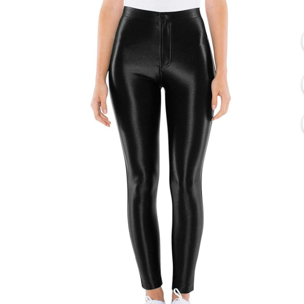 American Apparel Black Disco Pants/Leggings